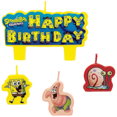 Spongebob Squarepants Birthday Candle Set